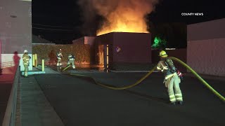 Suspicious Fire Burns Outbuilding | Tustin, CA