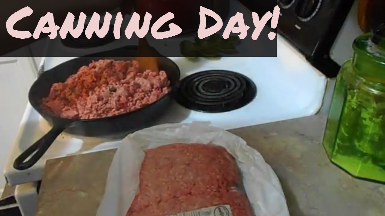 Canning Hamburger || Home Canned Hamburger - YouTube
