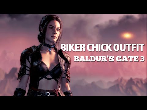 Biker Chick Outfit - Baldur's Gate 3 Mod