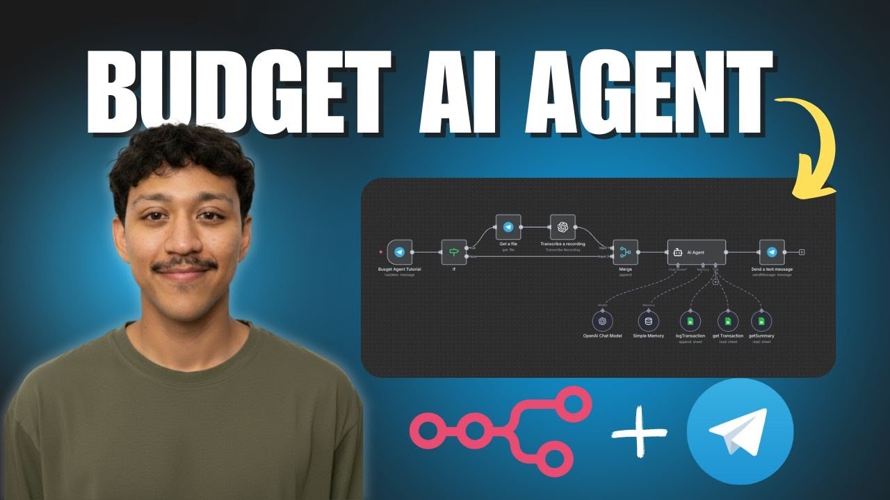 How to Set Up an AI Budget Tracker Using n8n + Telegram (n8n tutorial ...