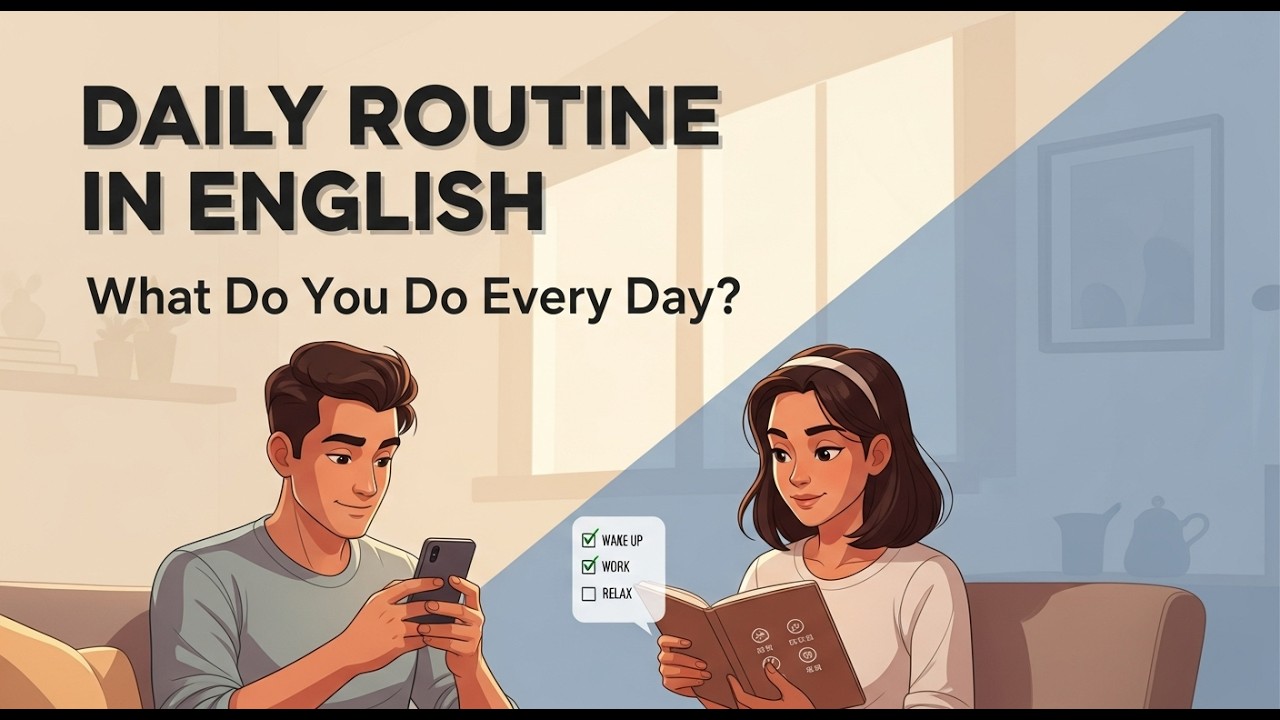How to Talk About Your Daily Routine in English | English Podcast for Beginner