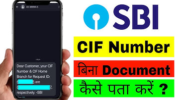 SBI CIF Number Kaise Pata Kare | SBI CIF Number Online Search