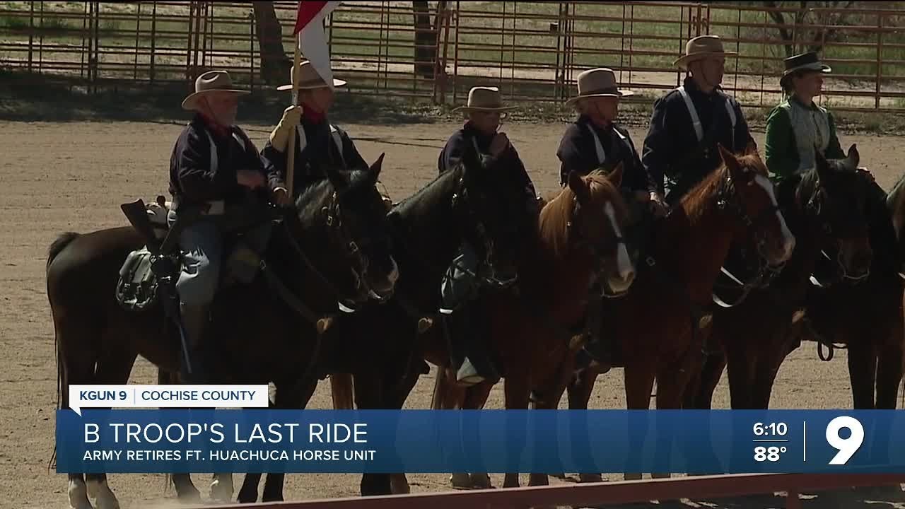 Fort Huachuca disbands ceremonial cavalry unit