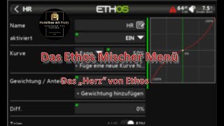 The Ethos Mixer Menu