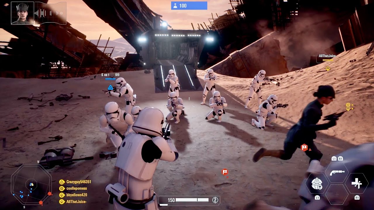 Star Wars Battlefront 2: Galactic Assault Gameplay (No Commentary ...