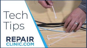 Zip Ties for Wire Organization - Tech Tips from Repair Clinic