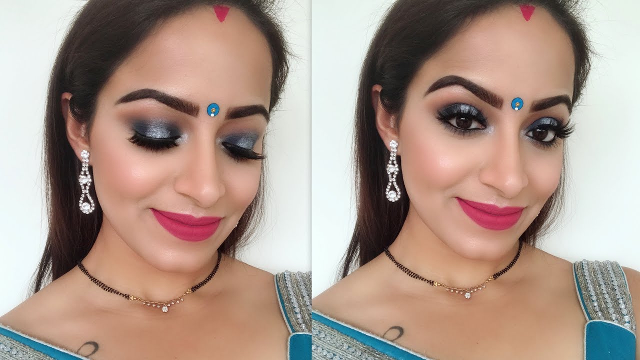 Karvachauth Makeup Tutorial Indian Festival Makeup HINDI