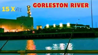 Sea Fishing Gorleston River Norfolk UK (mixed species caught  whiting , bass , eels , flatfish )