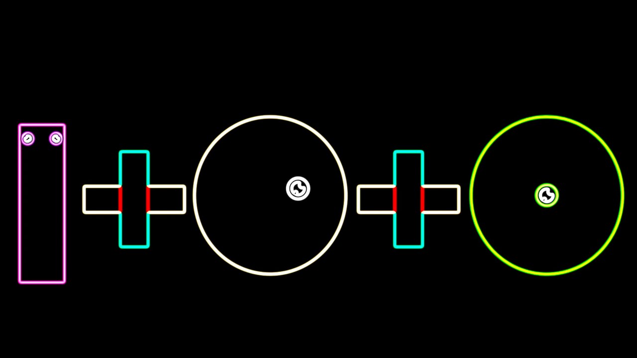 Circle, semi circle, triangle &  rectangle When we put them together, they make the Alphabet Letters