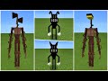 Trevor Henderson's Creatures: Cartoon Cat, Cartoon Dog, Siren Head, Light Head in Minecraft PE Addon