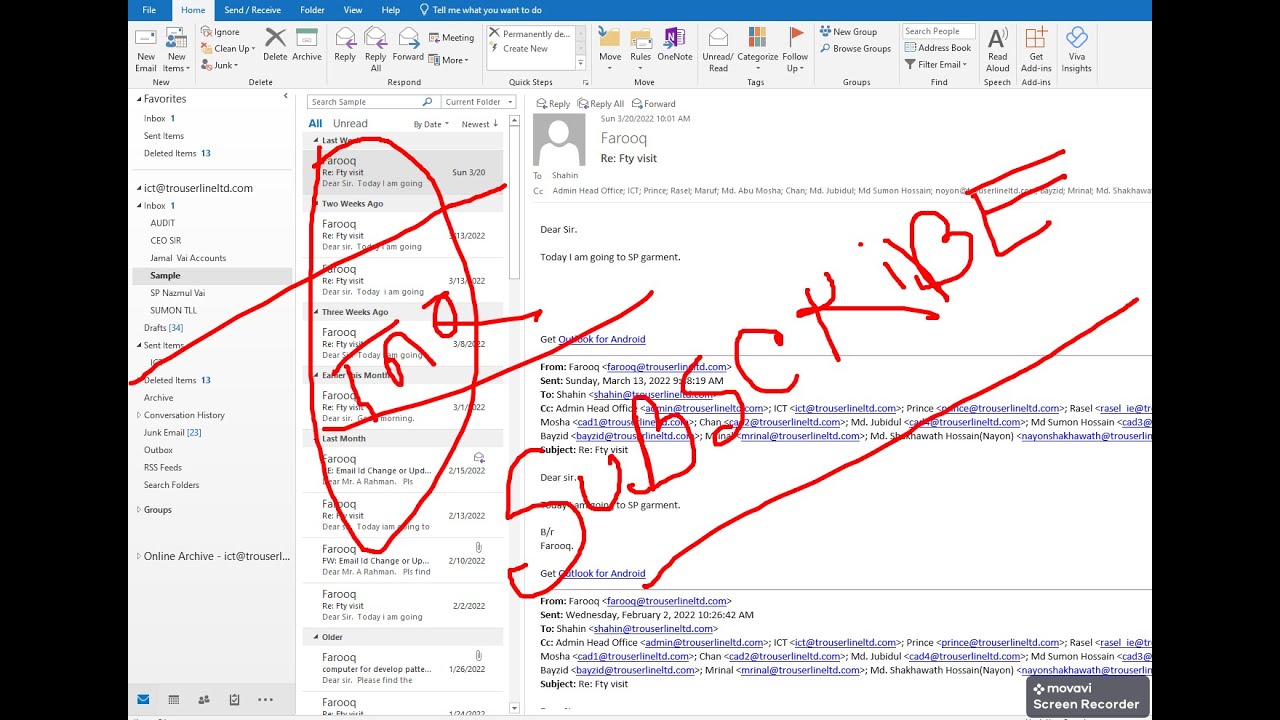 How To Create Rules To Move Email Messages To Different Folders In