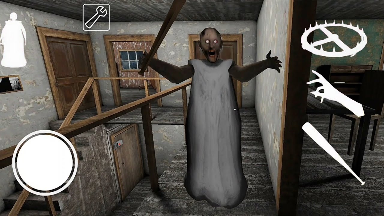 Granny horror house escape gameplay granny hug me - YouTube