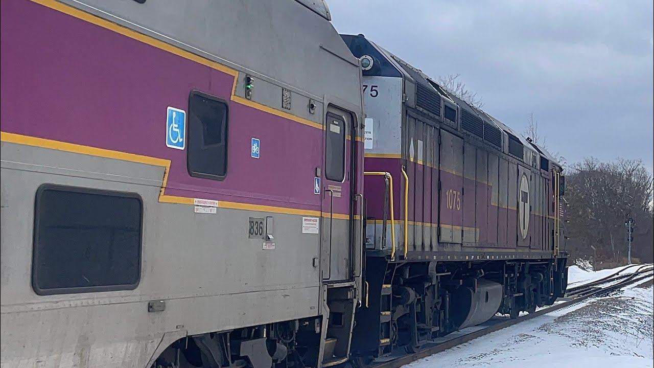 Recent MBTA Old Colony Trains. 1/2 - 1/4 2026