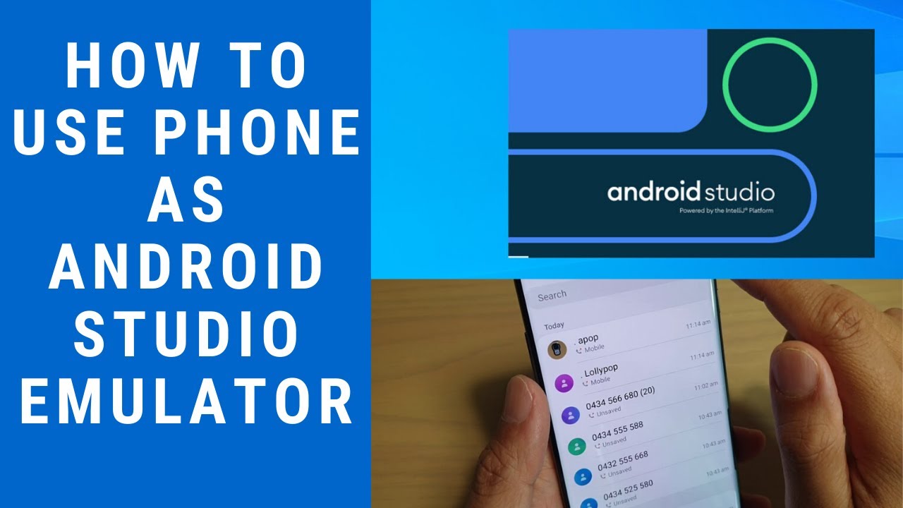 How to Connect Mobile phone with Android Studio to run app - YouTube