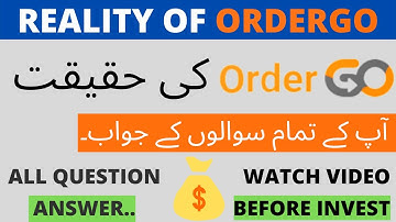 Order go app se paise kaise kamiye | order go app real or fake |  reality of order go app