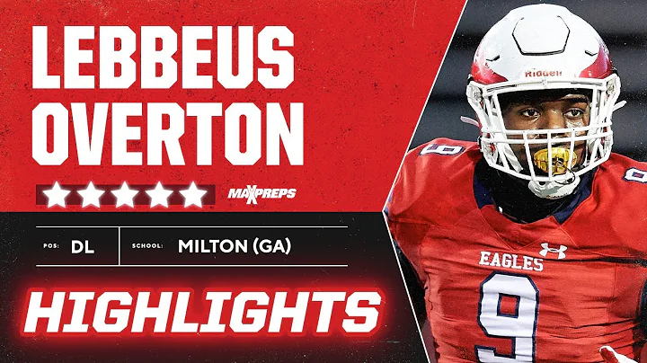 Milton's (GA) 5-star defensive end Lebbeus Overton...