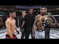 UFC 최두호 vs 은가누 격투기 역사상 최강의 펀치력을 가진 근육 괴물과의 대결!