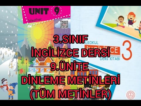 3.Sınıf İngilizce Dersi 9.Ünite Dinleme Metinleri Meb Yayınları