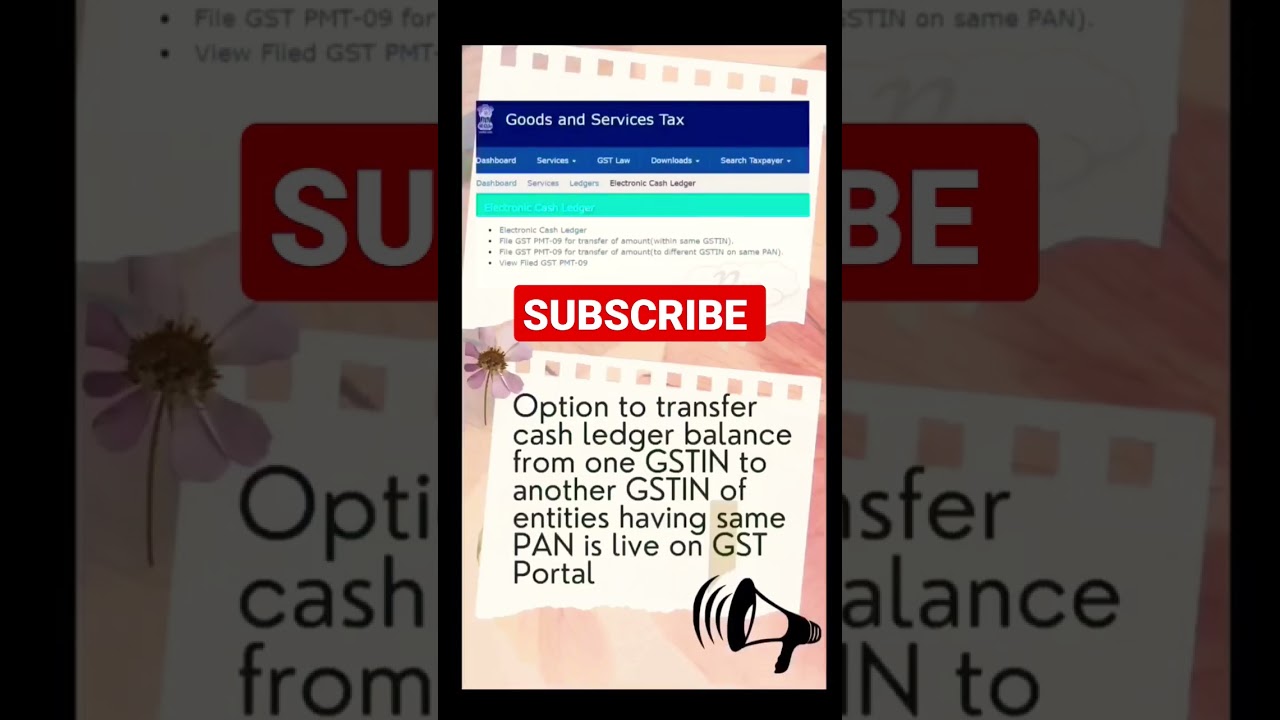 Electronic cash Ledger in gst | 