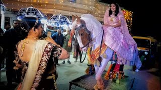 Ep 09 | Rajasthani Wedding Horse dance | दुल्हन घोड़ी पर घोड़ी चारपाई पर डांस | Bandoli