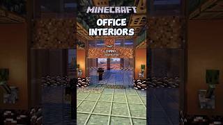 Minecraft: Office Interior Build #shorts