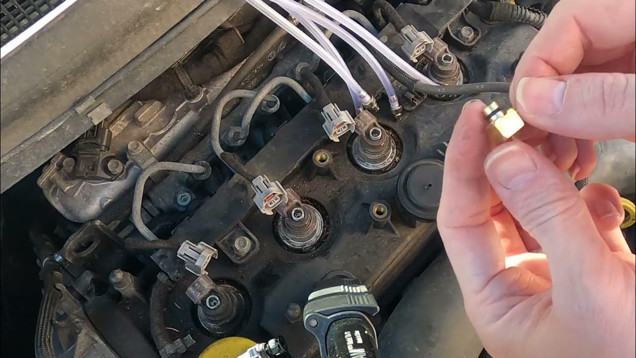 Carrying out Diesel Injector leak off test, damage and repairs on