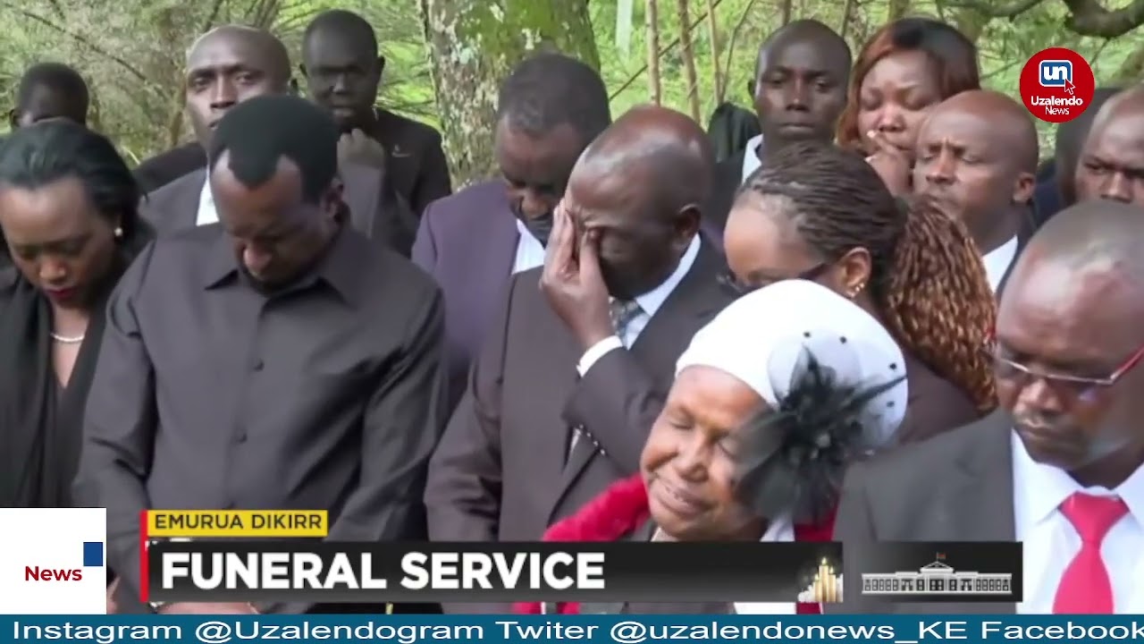 EMOTIONAL MOMENT as Late MP Johanna Ng'eno Lowered into the Grave at his Rural Home in Emurua Dikirr