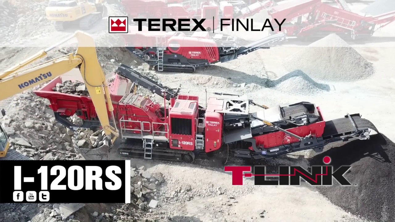 Переработка ударной дробилки Terex Finlay I 120RS