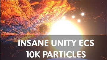 Unity DOTS experiment. 10k cubes with trails, physics, joints and custom gravity.