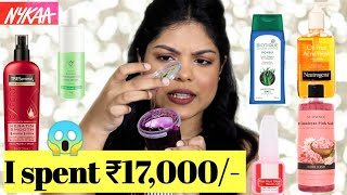 HUGE NYKAA MAKEUP AND SKINCARE HAUL PART 2  | SPENDING Rs.17,000 IN LOCKDOWN HAUL