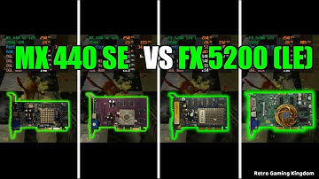 GeForce4 MX 440 SE vs GeForce FX 5200 LE vs GeForce FX 5200 - All 128 bit Test In 7 Games (Part 2/2)