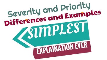 Severity and Priority in Software Testing