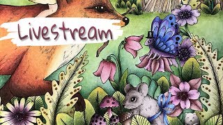 LIVESTREAM: Coloring with Inktense, Polychromos and nail polish