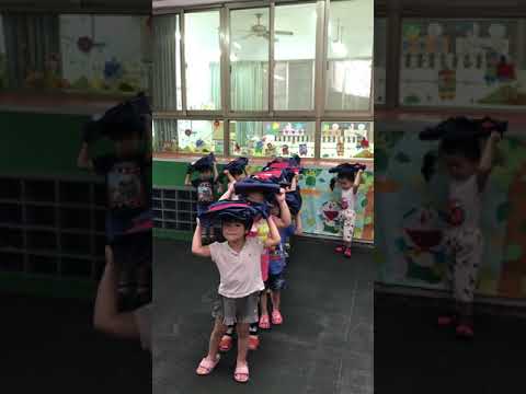 106臺中市私立白百合幼兒園地震避難演練