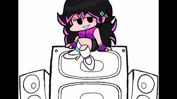 Drawing fnf neo mod girlfriend | How to draw #fnf #gf #fnfmods