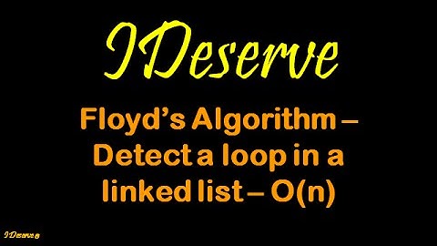 Detect a loop in a linked list