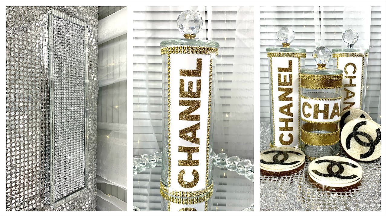 Dollar Tree Chanel 🤩 Light Up Vanity Tray 