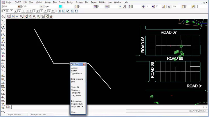 12d Model CAD - String Split