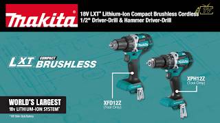 Makita XLT Brushless Driver-Drill & Hammer Driver-Drill XPH12 & XFD12