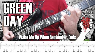 Green Day - Wake Me Up When September Ends (Guitar Cover + TABS)