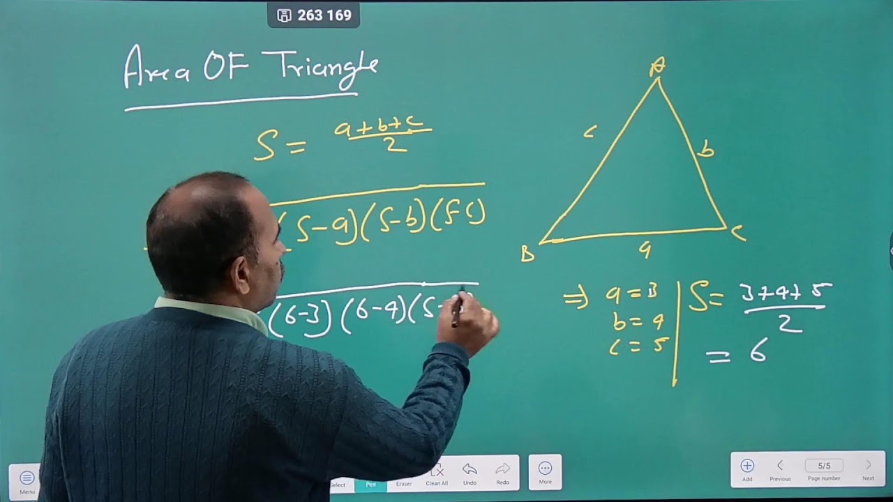 Perimeter and Area / triangle/circle