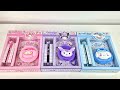 ASMR SANRIO PLANNER\DIARY Unboxing🎀 | Kuromi, My Melody &amp; Cinnamoroll | SO CUTE!