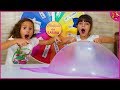 DESAFIO DE SLIME NA ROLETA COM VALENTINA PONTE E LAURINHA E HELENA