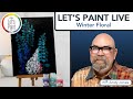 Learn to paint a winter floral
