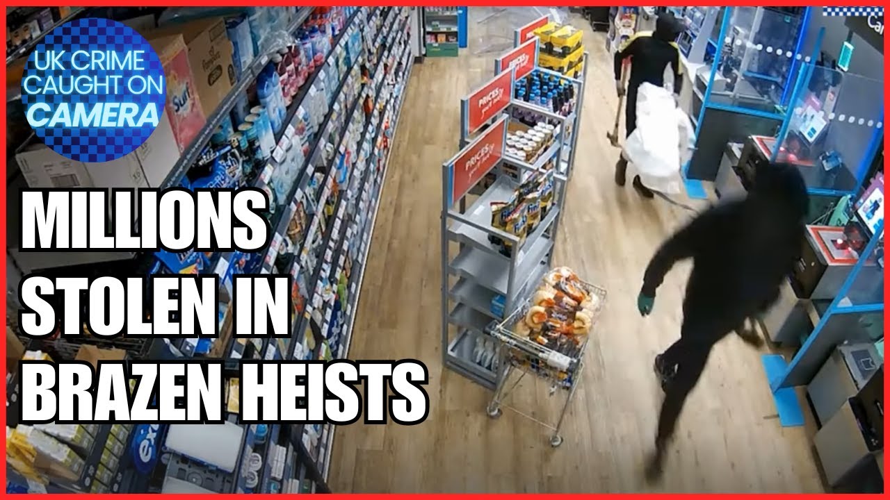 Millions stolen in brazen heists | UK Crime Caught on Camera - YouTube
