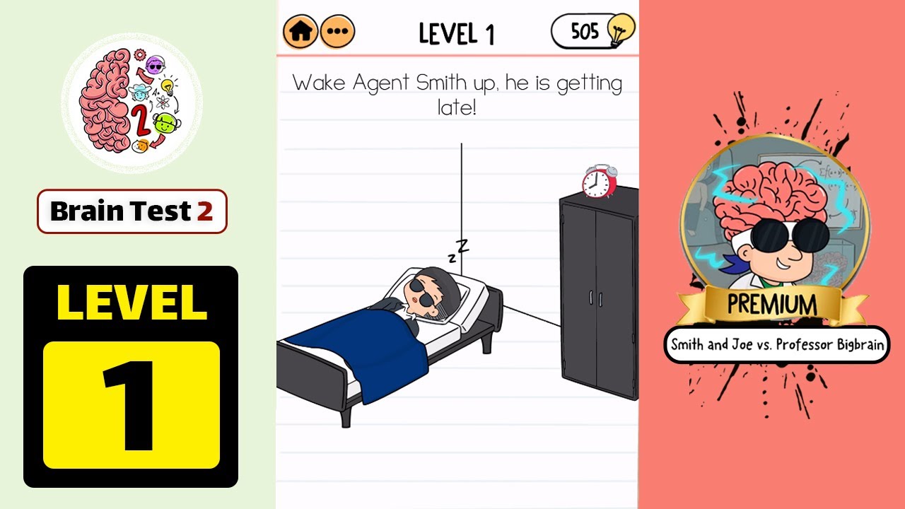 Brain Test 2: Tricky Stories - Smith And Joe Vs Professor Bigbrain Level 1 Answer