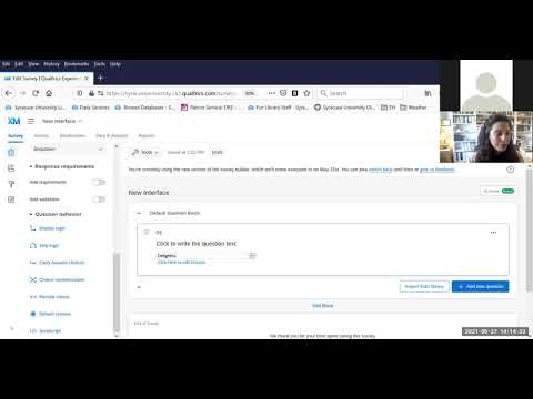 New Qualtrics Interface