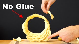 Stacking Pringles in a Complete Circle-The Amazing Physics of Stacking