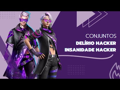 Free Fire libera o novo conjunto Insanidade Hacker através da Loja