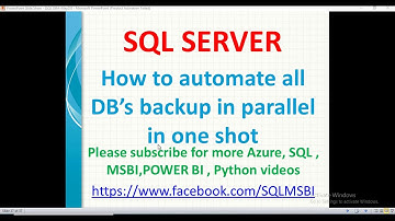 sql automate database backups in one shot| Schedule SQL Database backup |sql maintenance plan backup